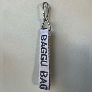 BAGGU Logo Keychain - Dusty Lilac